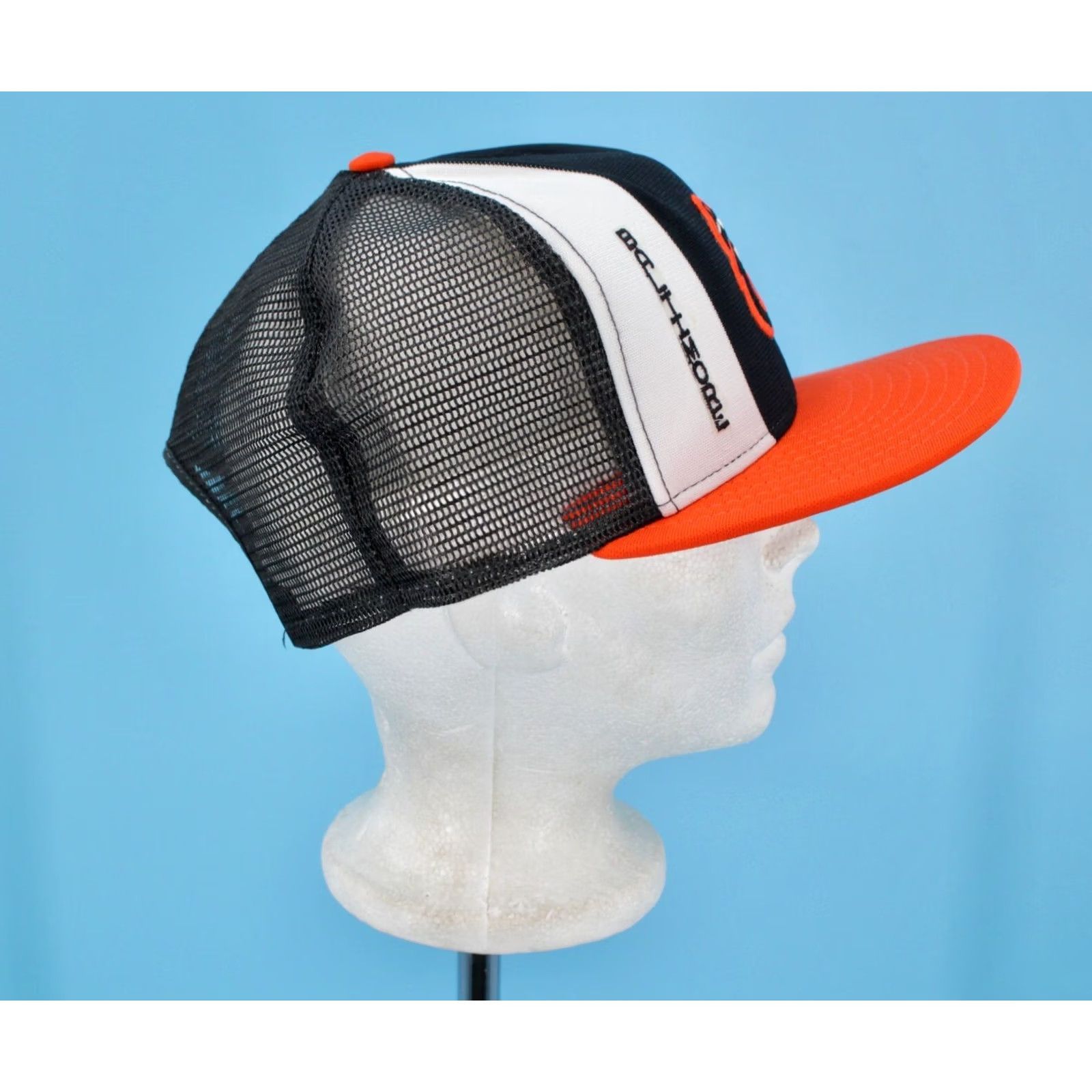 Vintage VINTAGE Baltimore Orioles Cap Hat Lucky Stripes AJD Snapback 1980s 1990s Black Adjustable Size ONE SIZE - 5 Thumbnail