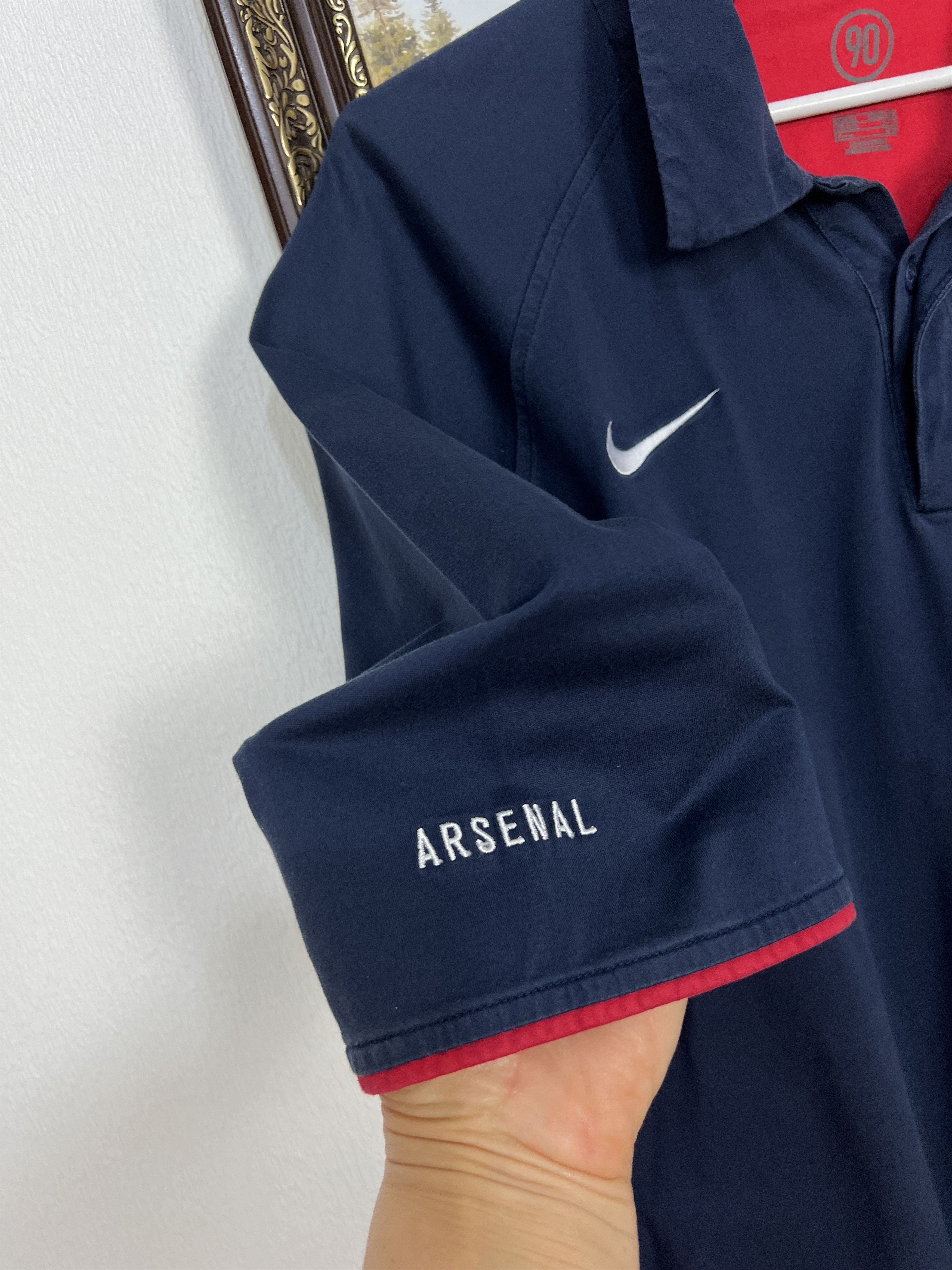 Nike Arsenal o2 Football Polo Shirt Soccer Jersey Gunners 3XL Size US XXL / EU 58 / 5 - 5 Thumbnail