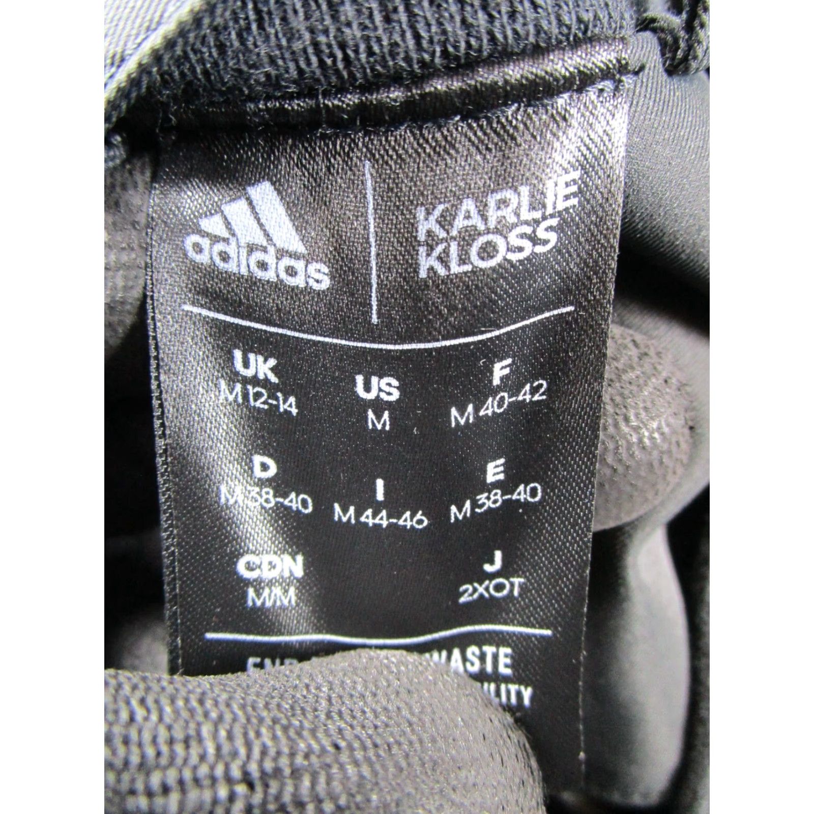 Adidas Adidas Jacket Womens Medium Black Karlie Kloss Bomber Size M / US 6-8 / IT 42-44 - 3 Thumbnail
