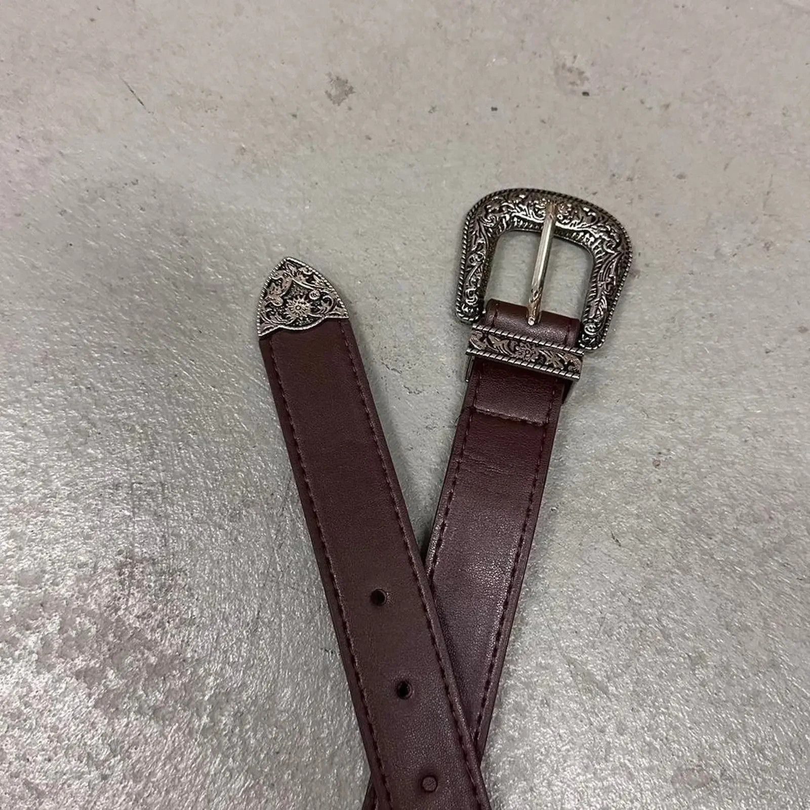 Other Brown western style belt with MENS Size 30 - 2 Thumbnail