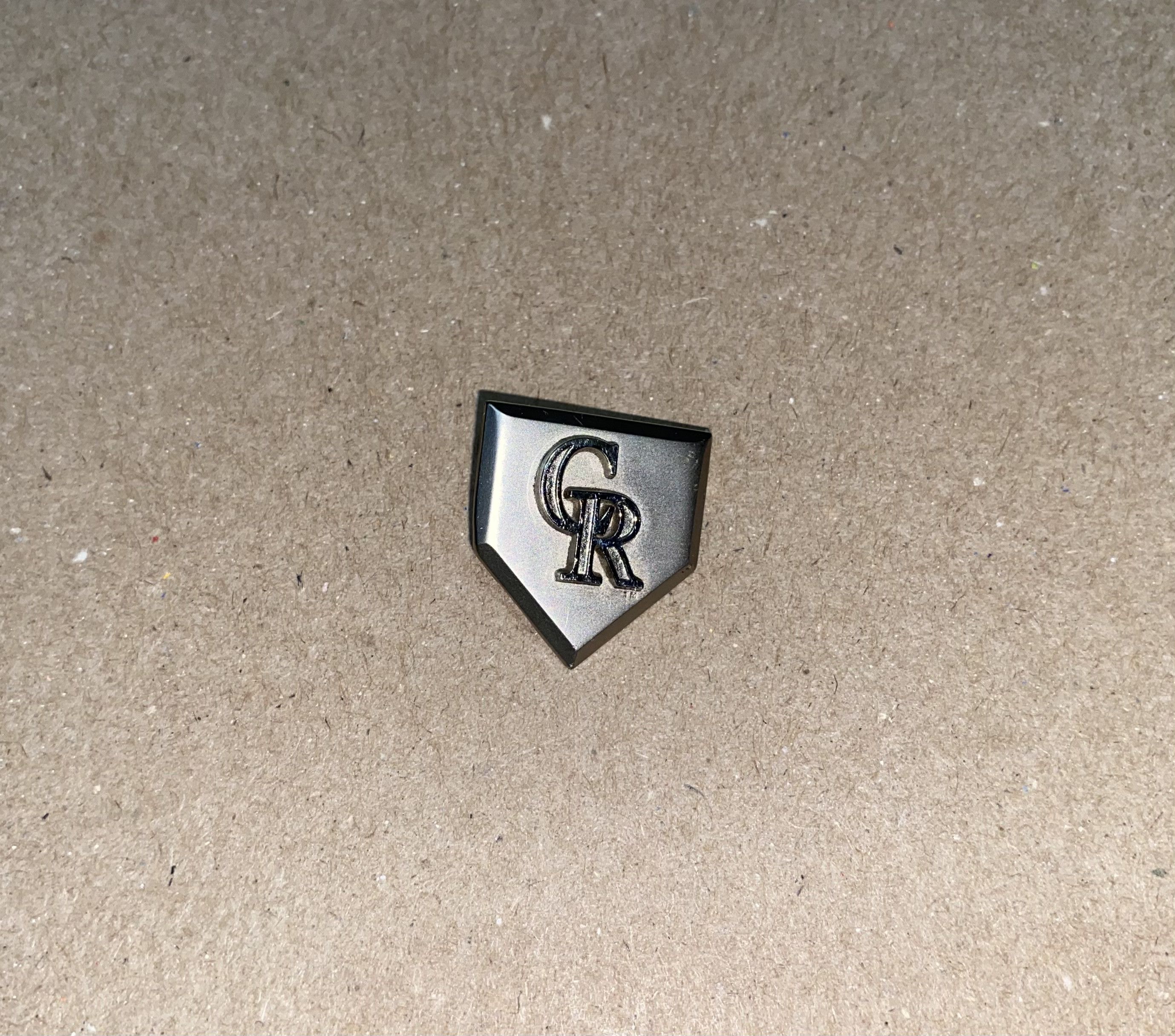 MLB Colorado Rockies Baseball Base diamond Enamel Pin Brooch MLB Size ONE SIZE - 1 Thumbnail