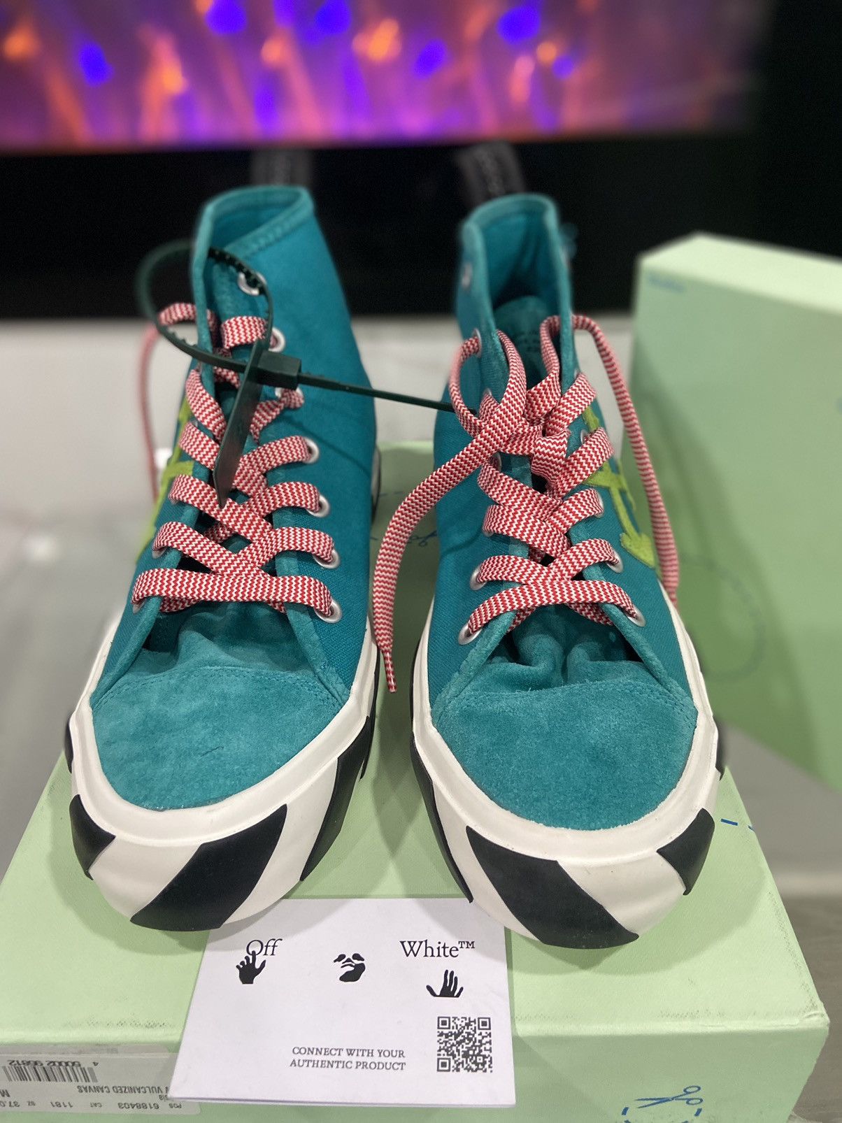 Off-White Off-White Vulcanized Mid Sneakers - Multi - Size 9 Size US 9 / EU 42 - 6 Thumbnail