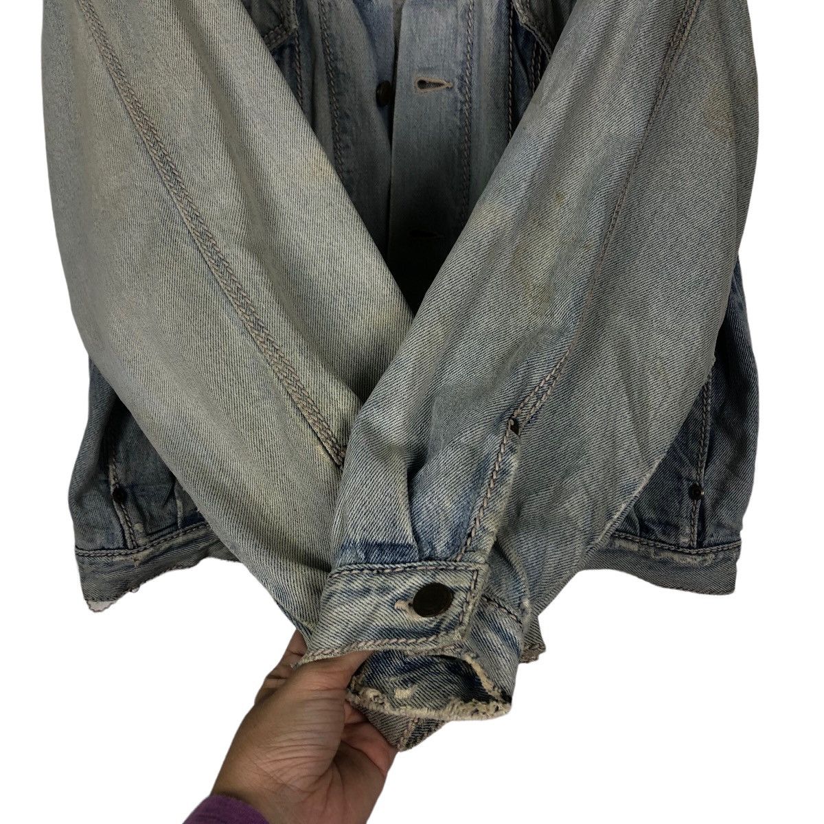 Japanese Brand 🔥Vintage Trucker Denim Jacket Racing Pirelli Italy Big Logo Size US M / EU 48-50 / 2 - 13 Thumbnail