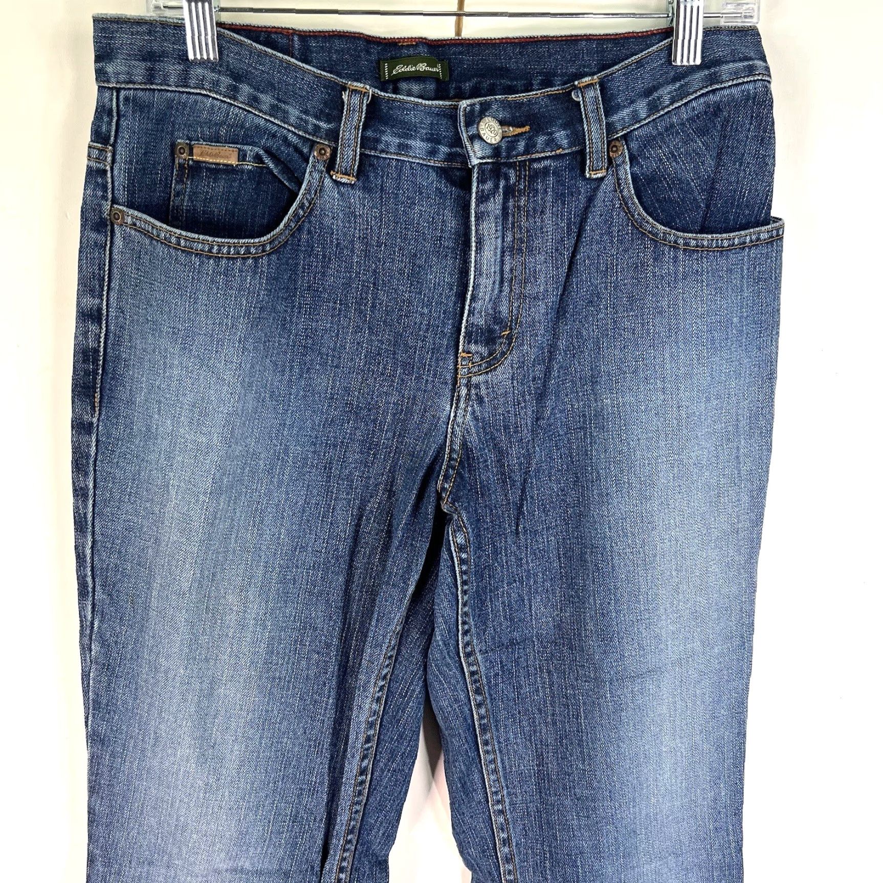 Eddie Bauer Eddie Bauer Jeans Women Blue 30X32 Reg Fit Straight Leg Denim Size 8 Size 30" / US 8 / IT 44 - 2 Thumbnail