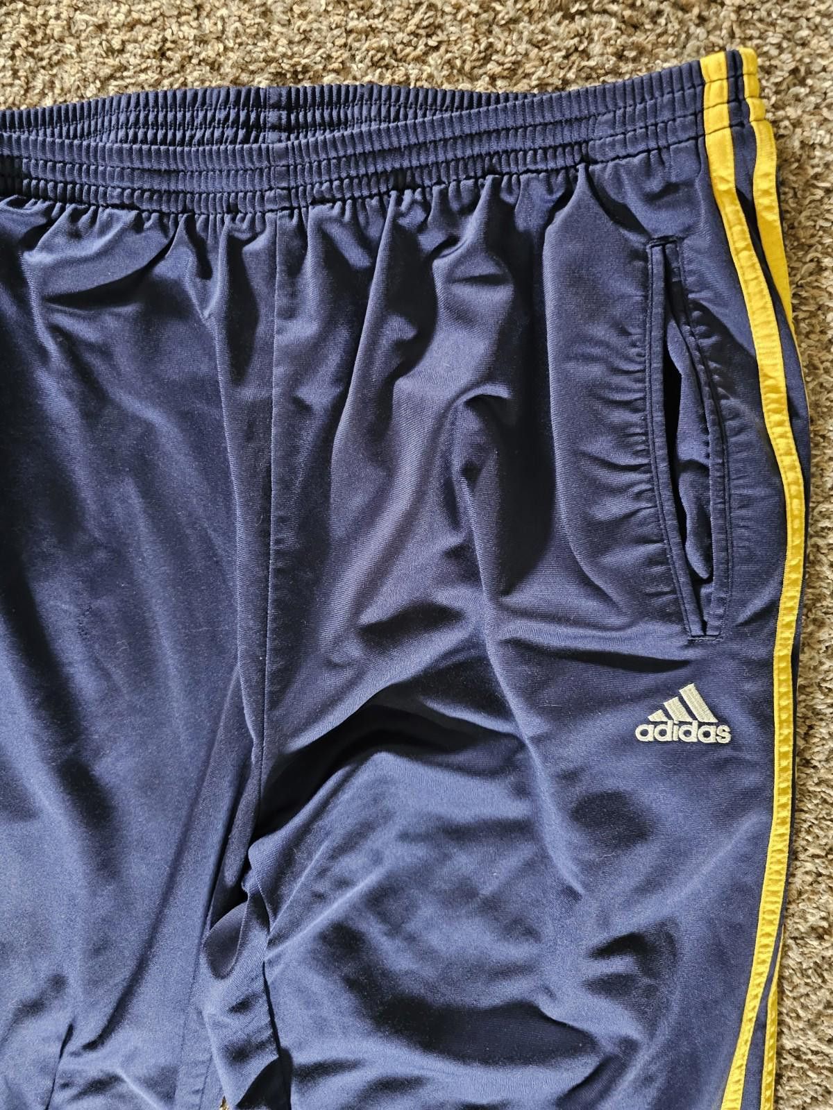 Adidas Adidas pants mens XL VINTAGE break away snap sides tear away Size US 36 / EU 52 - 2 Thumbnail