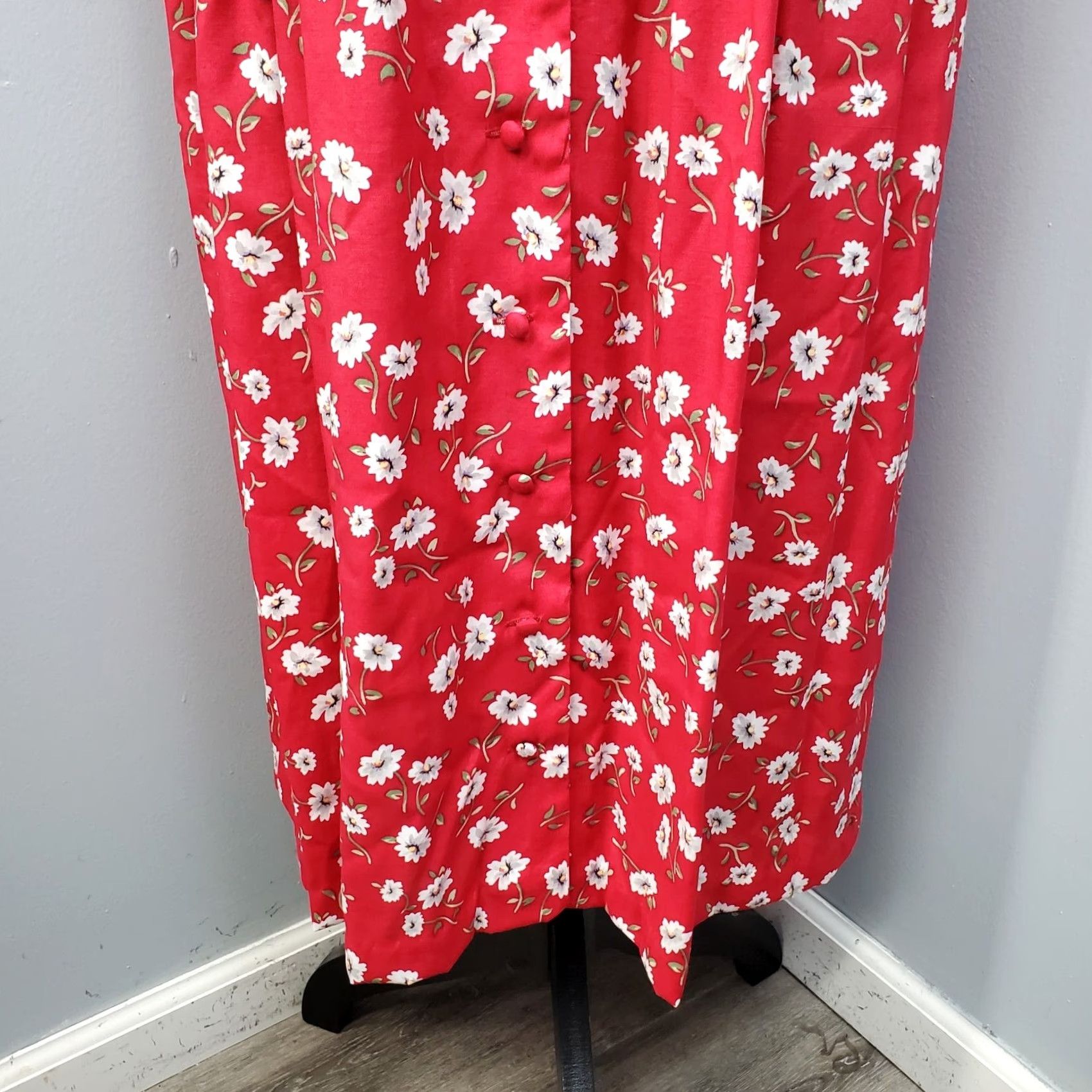MAGGY LONDON Maggy London Dress Womens Size 6 Multicolor Floral Pleated Button Front Size M / US 6-8 / IT 42-44 - 4 Thumbnail