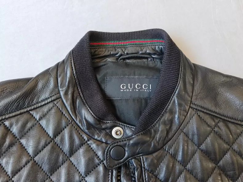 Gucci Gucci Leather jacket and cotton jacket 2501-Nextarrow Size US M / EU 48-50 / 2 - 2 Thumbnail