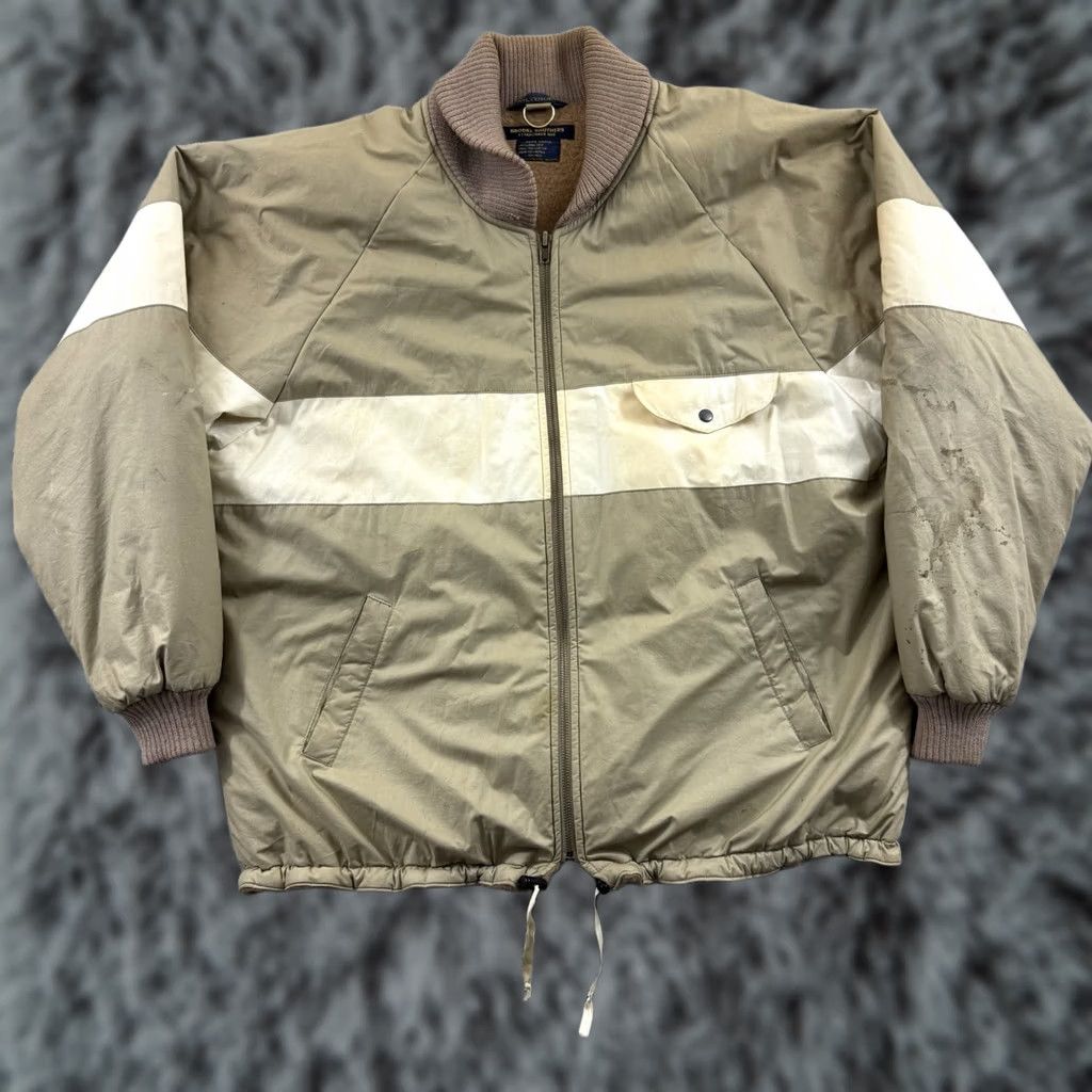 Brooks Brothers VINTAGE Brooks Brothers Jacket Mens XL Beige Alpaca Wool Lined 80s Zip Outdoor Size US XL / EU 56 / 4 - 1 Thumbnail