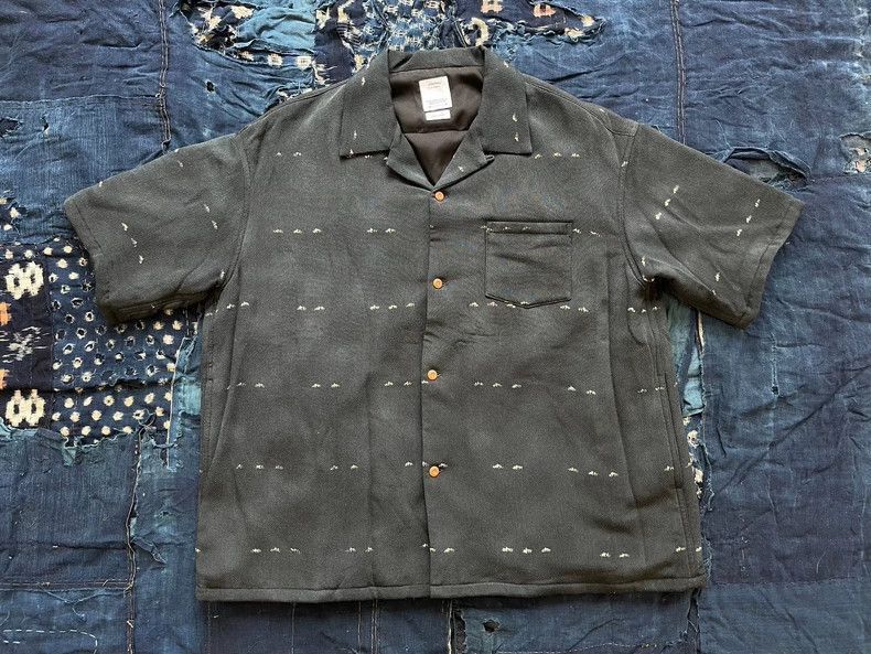 Visvim Visvim Wallis Short Sleeve Shirt in Black-2506 Size US S / EU 44-46 / 1 - 1 Thumbnail