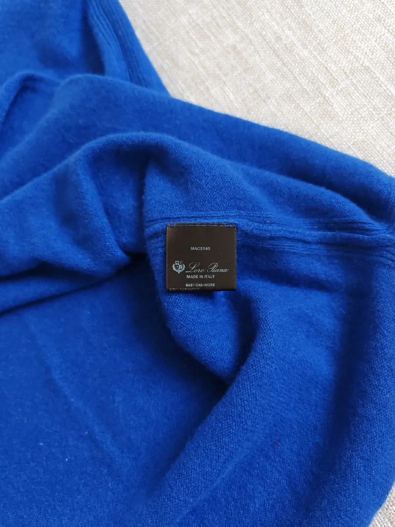 Loro Piana LORO PIANA Short-sleeved cashmere sweater Size L / US 10 / IT 46 - 4 Thumbnail