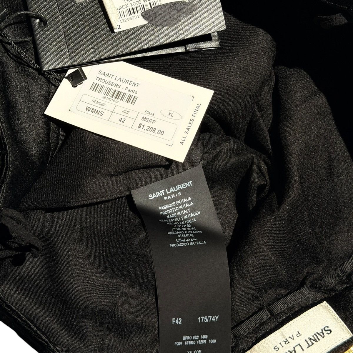 Saint Laurent Paris velvet flare trouser Size US 32 / EU 48 - 3 Thumbnail