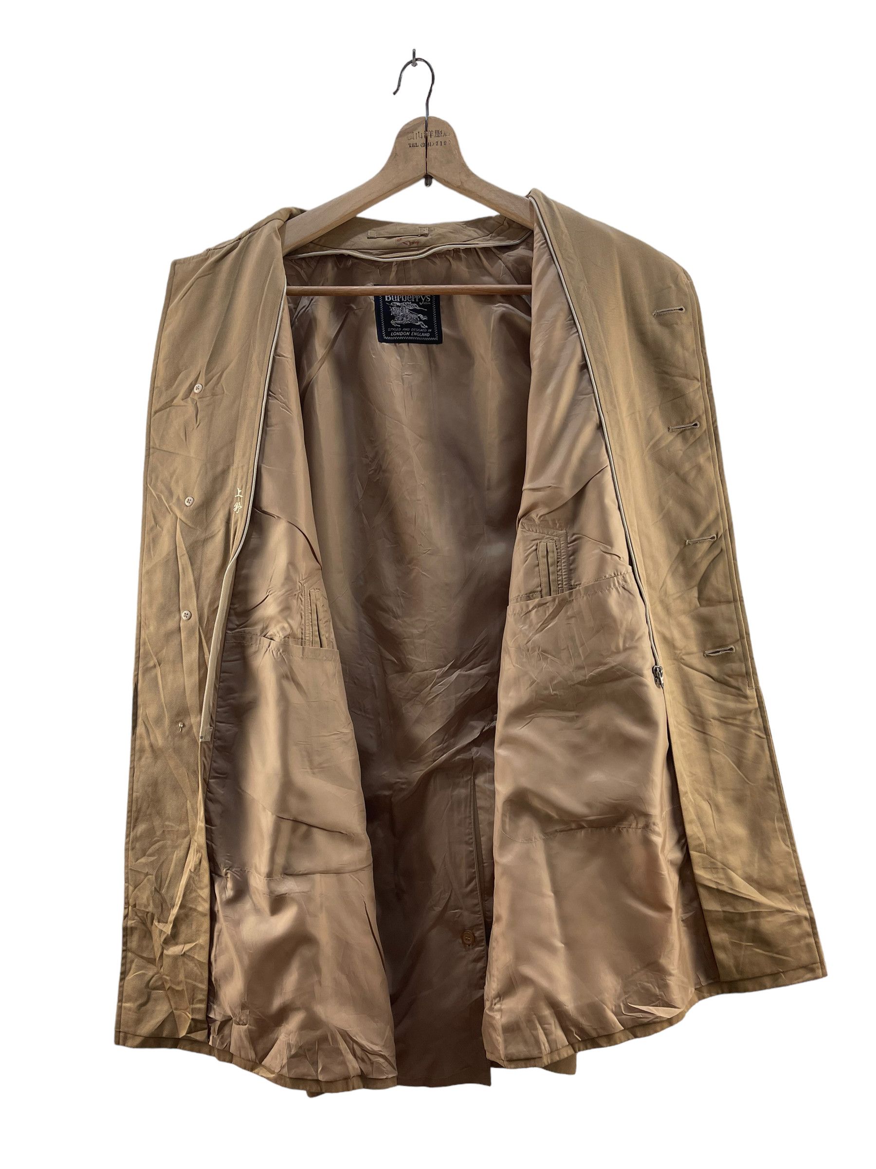 Burberry Vintage Burberrys Prorsum Trench Coat Jacket Size US L / EU 52-54 / 3 - 3 Thumbnail