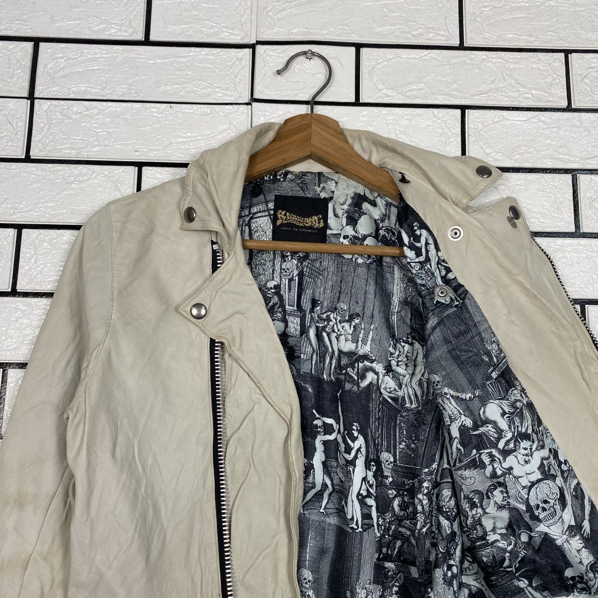 Hysteric Glamour 📌Vintage Double Collar Biker Leather Jacket RNA Inc Size US M / EU 48-50 / 2 - 17 Thumbnail