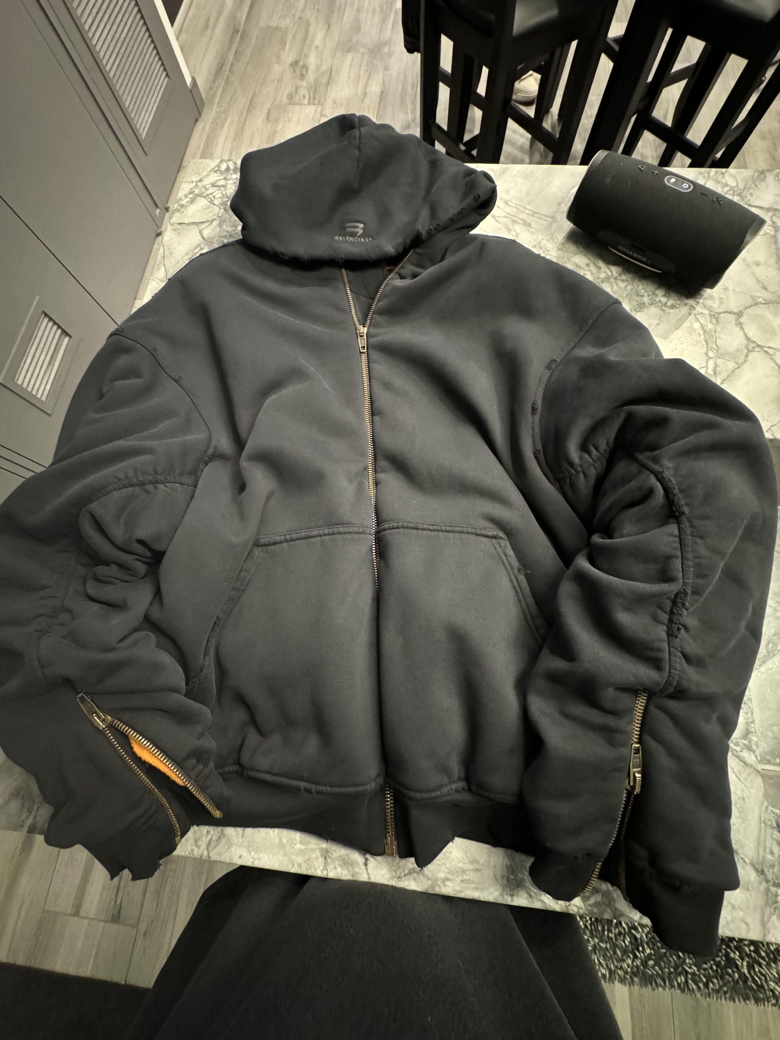 Balenciaga Balenciaga Hoodie bomber | Grailed