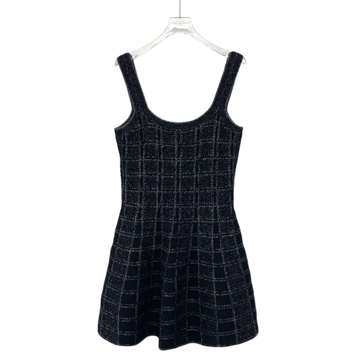 Gucci Gucci Glitter Plaid Wool Woven Sleeveless Slip Dress K26WX Size S / US 4 / IT 40 - 2 Thumbnail