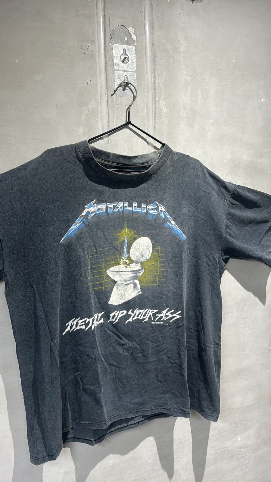 Band Tees × Metallica × Vintage Vintage OG 1980s Metallica Metal Up Your Ass Size US XL / EU 56 / 4 - 3 Thumbnail