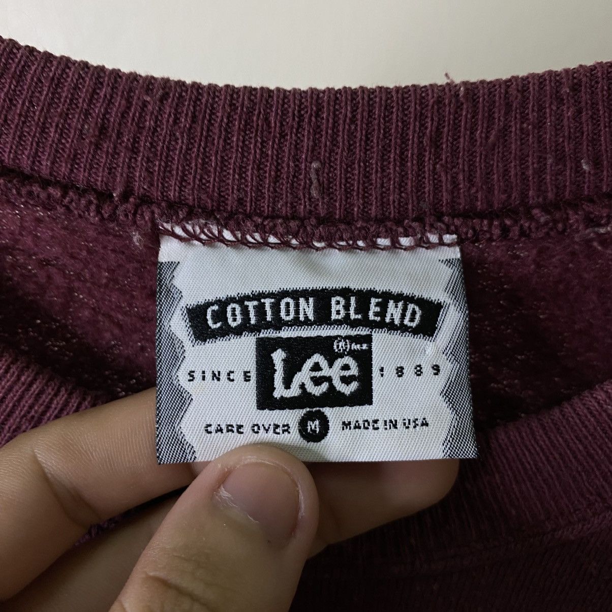 Lee Vintage 1990s Lee OG Logo Crewneck Sweatshirt Size US M / EU 48-50 / 2 - 3 Thumbnail