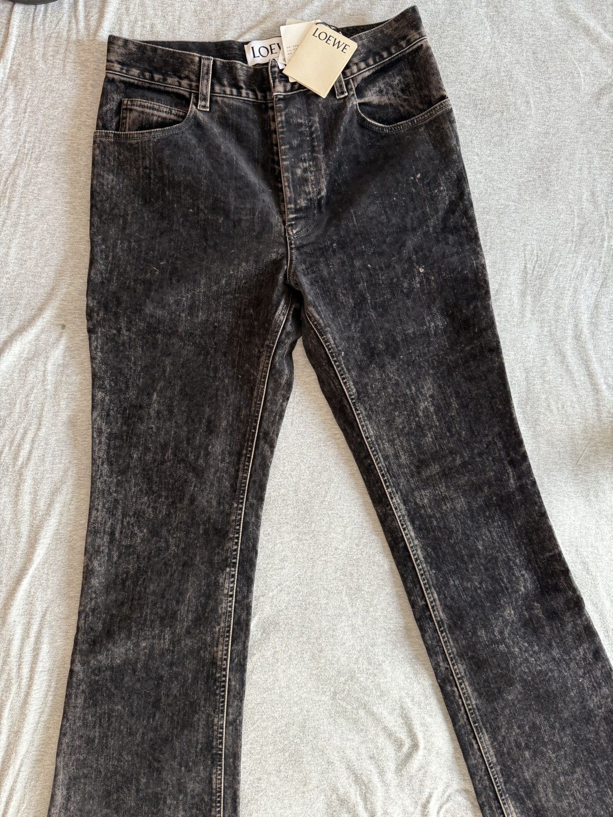 Loewe Pre Owned Loewe Bootleg Jeans Black Size US 30 / EU 46 - 2 Thumbnail