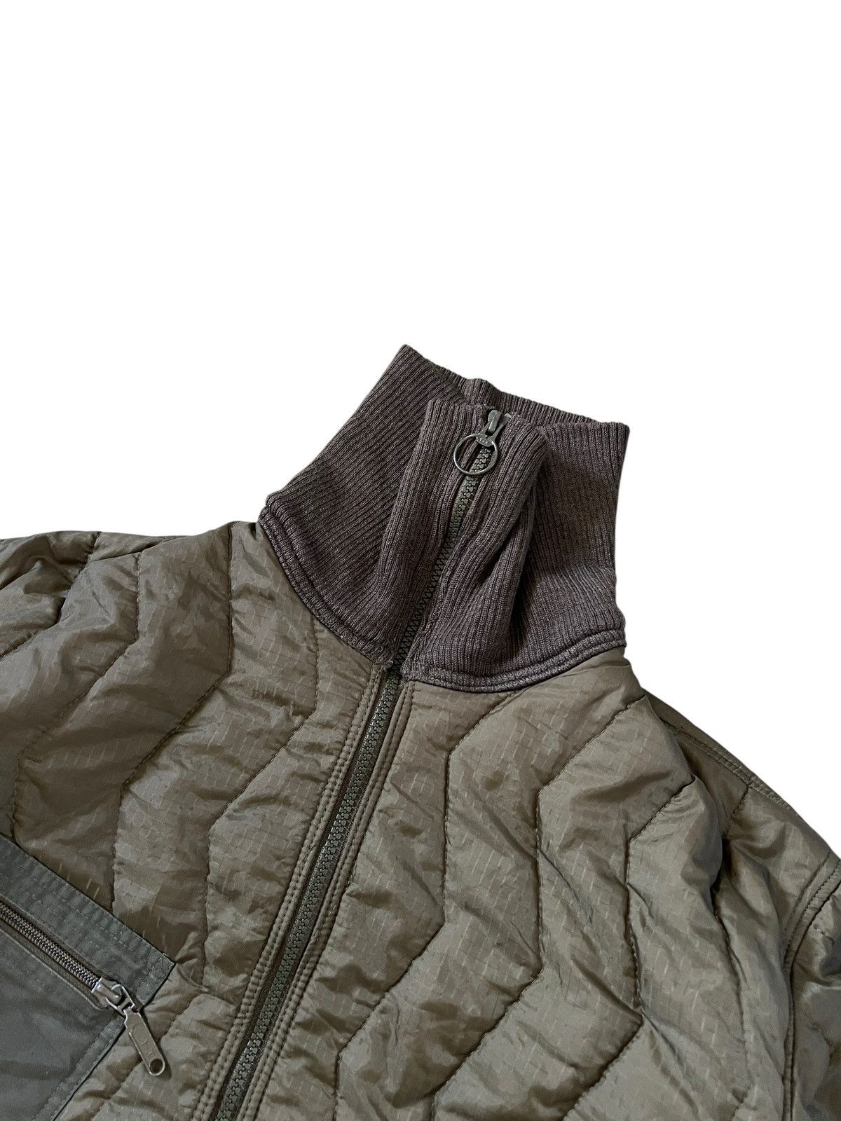 Vintage Vintage 90s German Army Quilted Jacket Rebuilt By Adition Size US XL / EU 56 / 4 - 4 Thumbnail