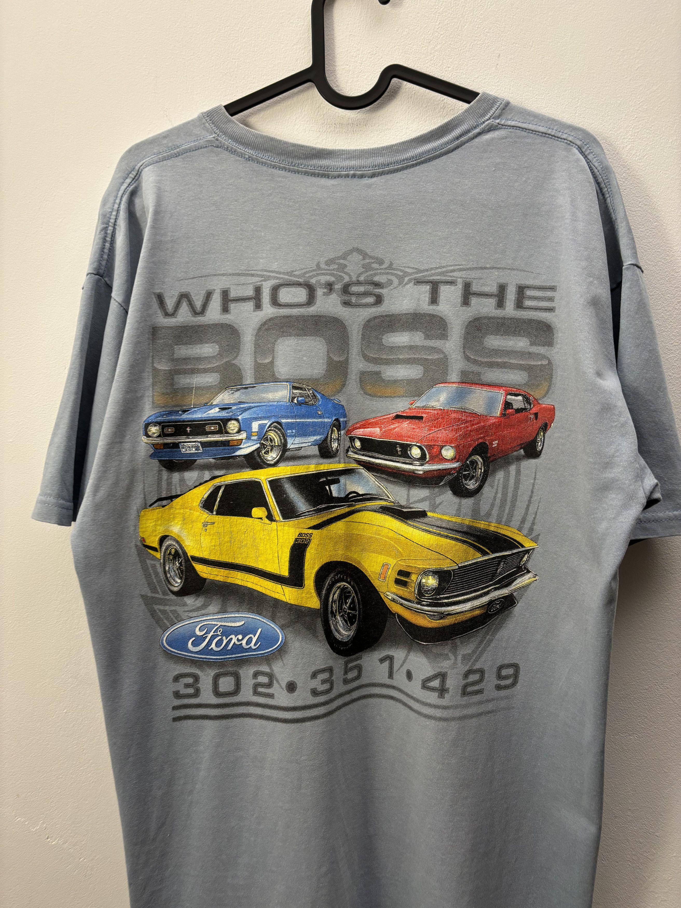 Ford × Vintage Vintage Ford Boss 302-351-429 Back Print Tee Size US L / EU 52-54 / 3 - 6 Thumbnail