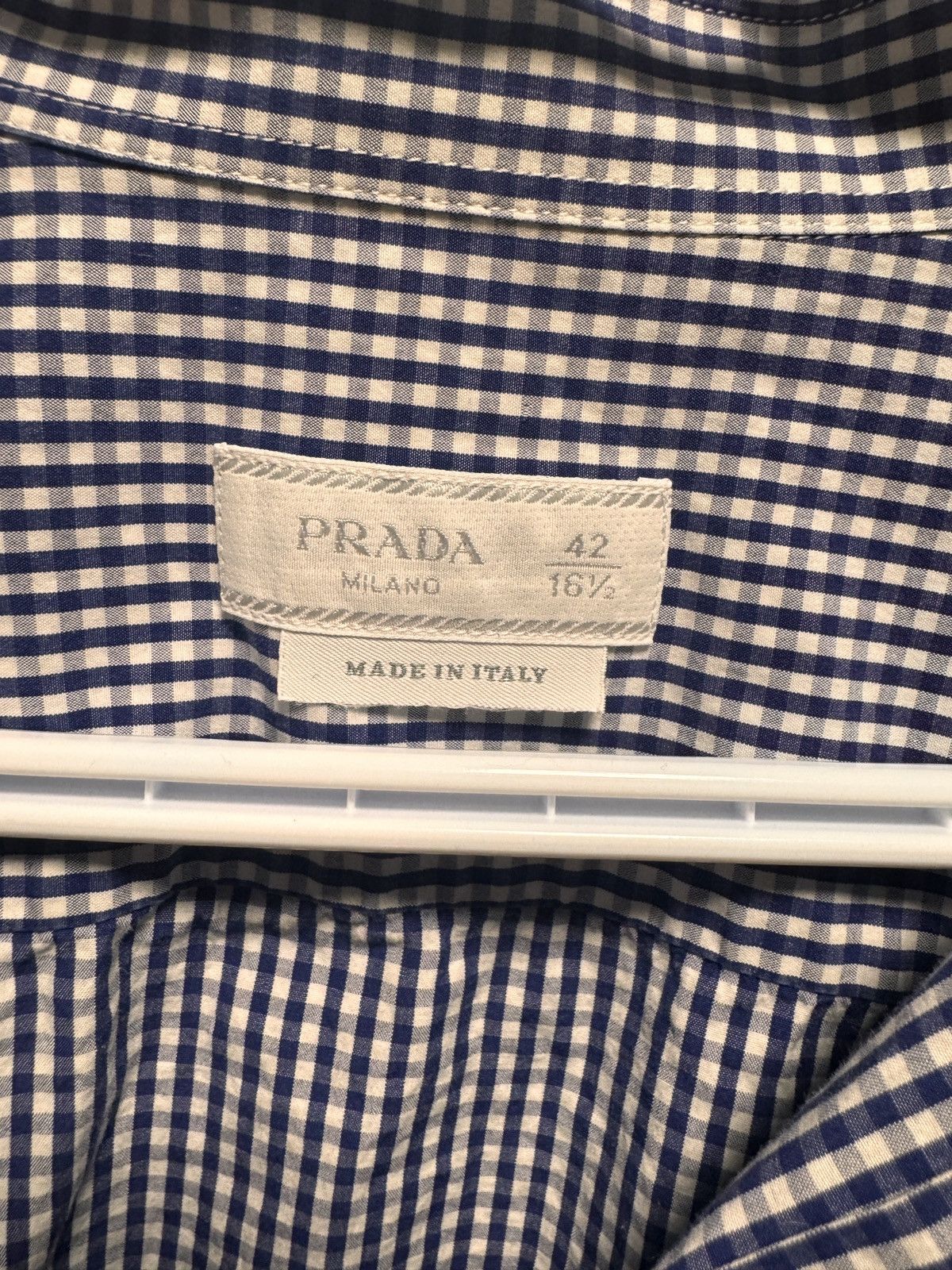 Prada Prada Button Up Long Sleeve Shirt Size US S / EU 44-46 / 1 - 2 Thumbnail