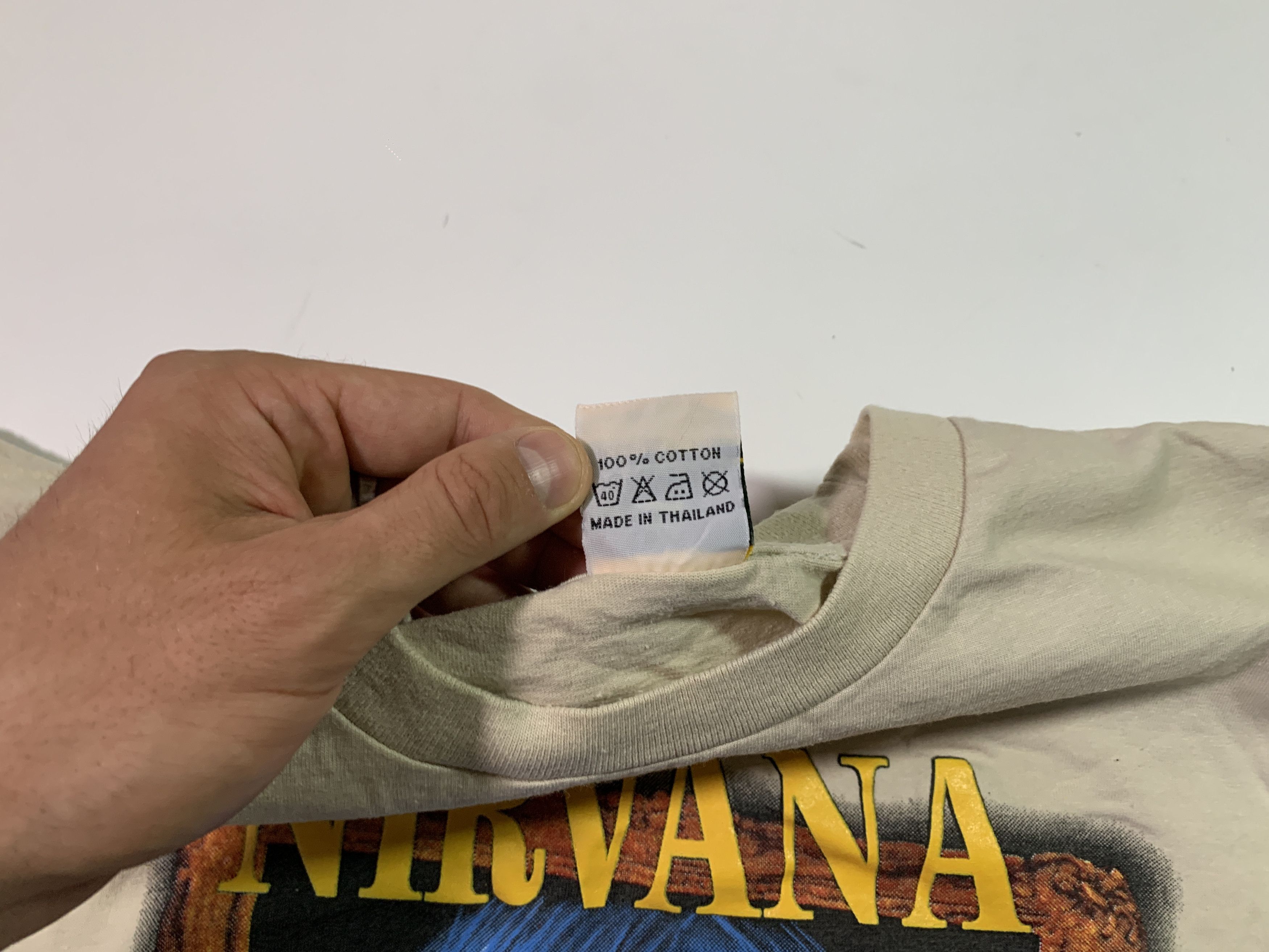 Band Tees × Nirvana × Vintage Vintage Nirvana Memories Of Kurt Cobain Long Sleeve Tee Size US L / EU 52-54 / 3 - 4 Thumbnail