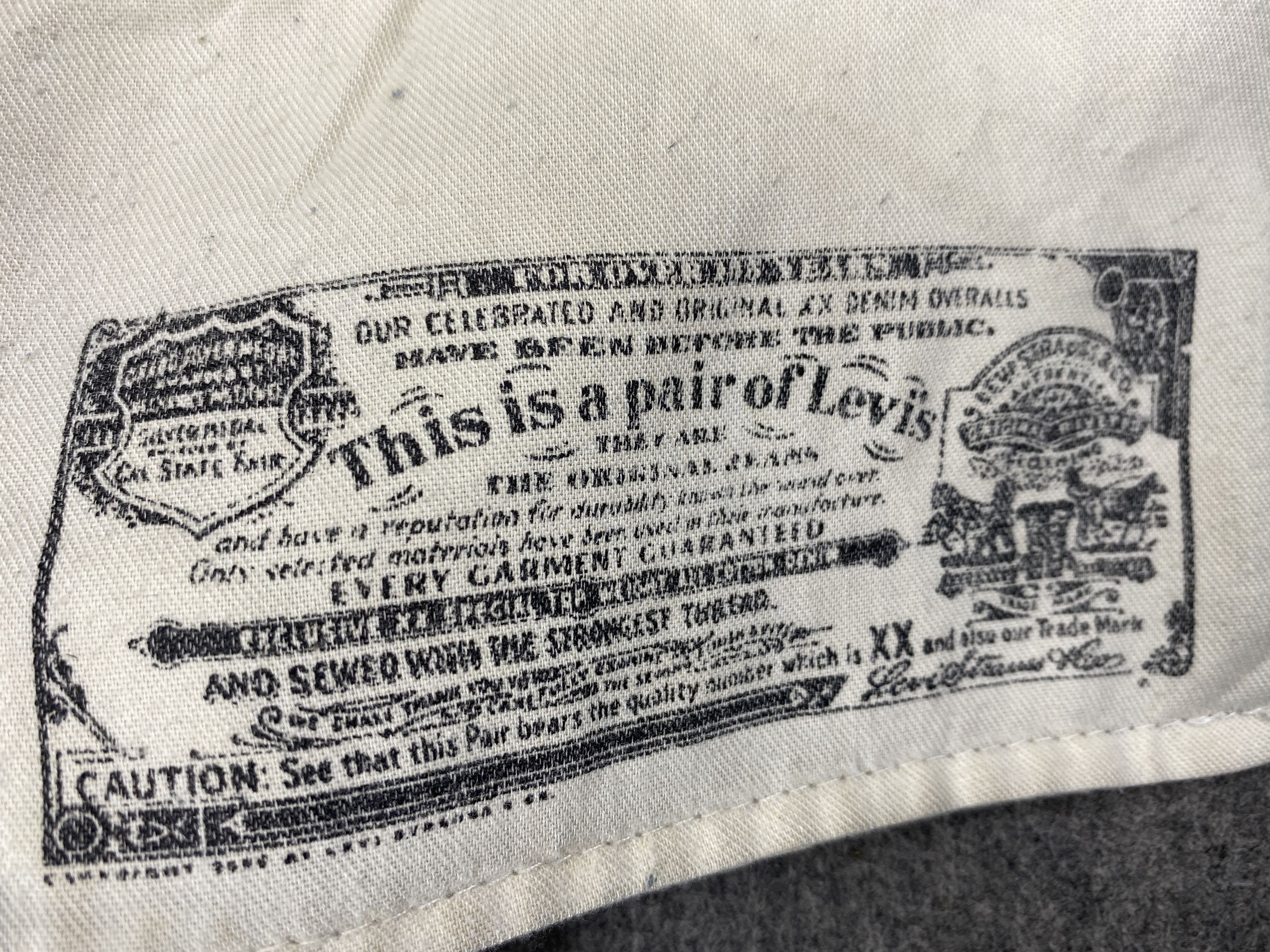 Japanese Brand istressed Blue Vintage Levi's 501 34x33 Denim -JN2480 Size US 34 / EU 50 - 10 Thumbnail