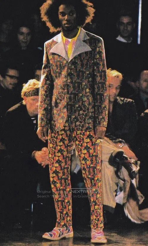 Comme des Garcons COMME des GARÇONS 01AW Runway Psychedelic Horse Leather Bla Size US M / EU 48-50 / 2 - 9 Thumbnail