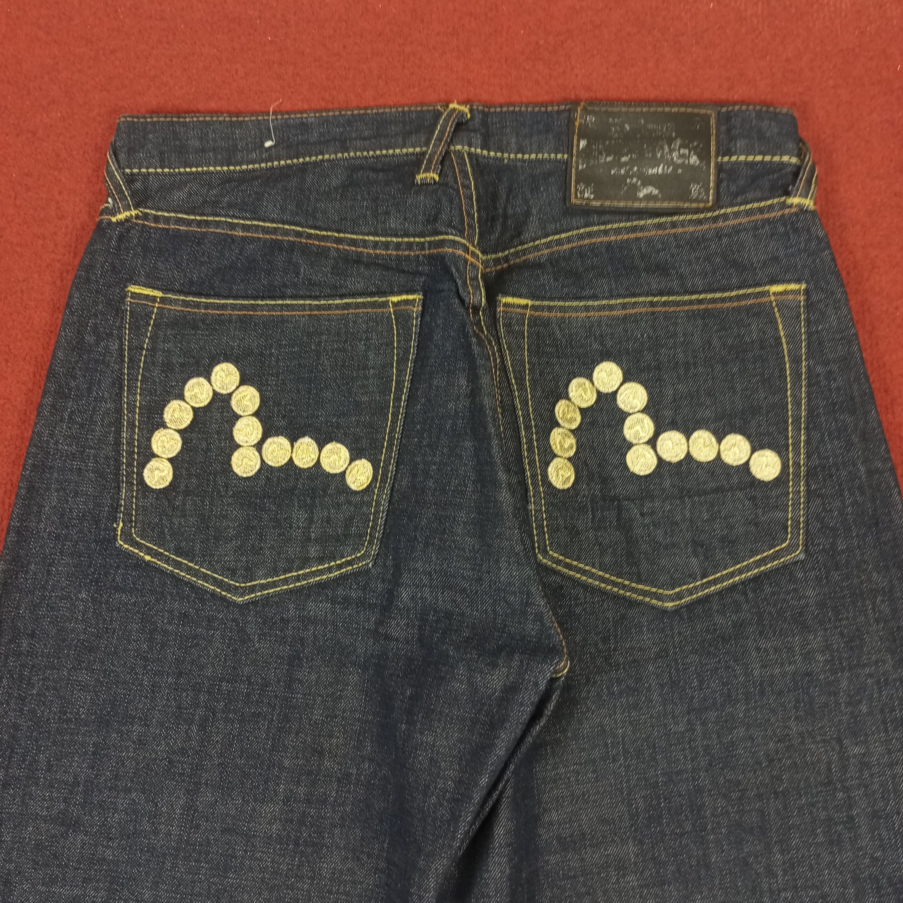Japanese Brand × Vintage Evisu Japanese Brand Custom Daicock Streetwear Style Jeans Size US 31 - 5 Thumbnail