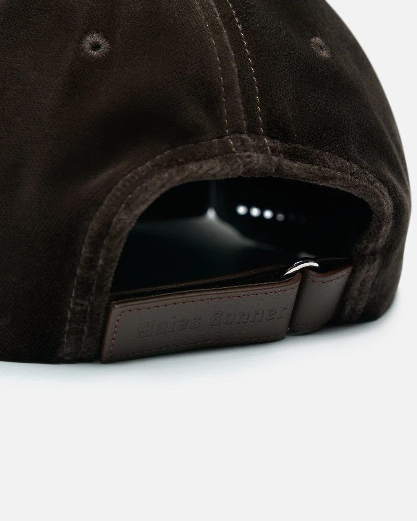 Wales Bonner o1s1v1r1oon0825 Size: OS/Morning Cap in Dark Brown Size ONE SIZE - 6 Thumbnail