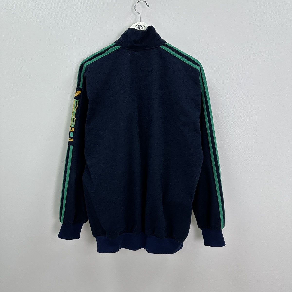 Vintage Vintage 90s Adidas Veteranen Zutendaal One World y2k jacket Size US XL / EU 56 / 4 - 9 Thumbnail