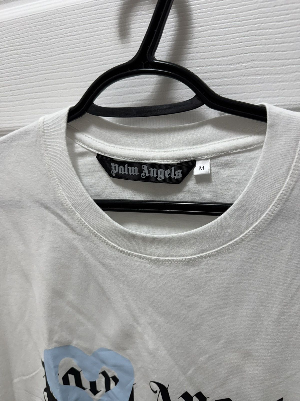Palm Angels Palm Angels Heart Graffiti Logo White T-Shirt Streetwear Size US M / EU 48-50 / 2 - 5 Thumbnail