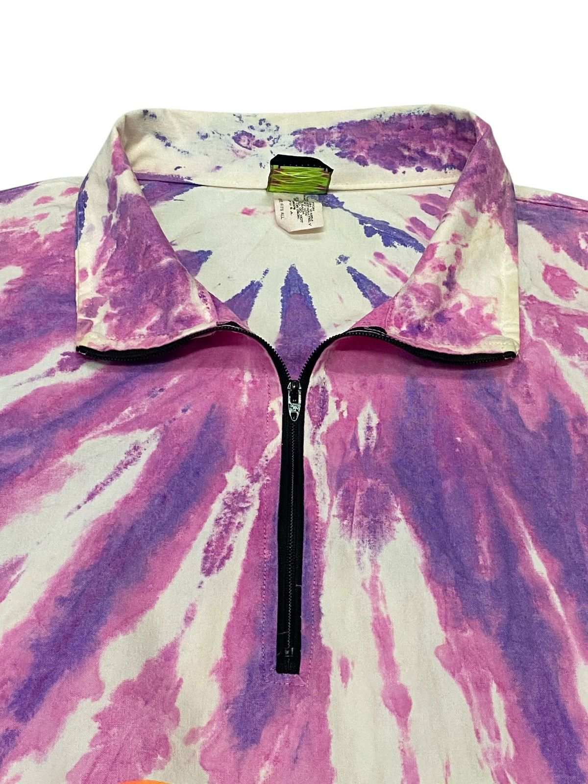 Oakley Vintage Oakley Thermonuclear Protection Tie Dye Half Zip Size US XL / EU 56 / 4 - 7 Thumbnail