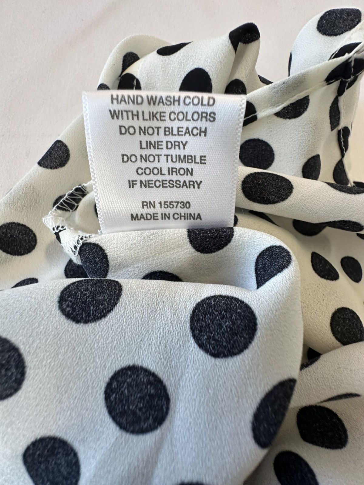 Other Rose + Olive Women’s Polka Dot Top Sz X-Large Size XL / US 12-14 / IT 48-50 - 7 Thumbnail