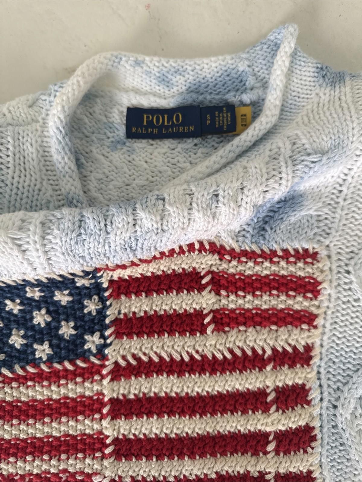Polo Ralph Lauren Polo Ralph Lauren Cotton Rollneck Flag Sweater Women’s Small Size S / US 4 / IT 40 - 6 Thumbnail