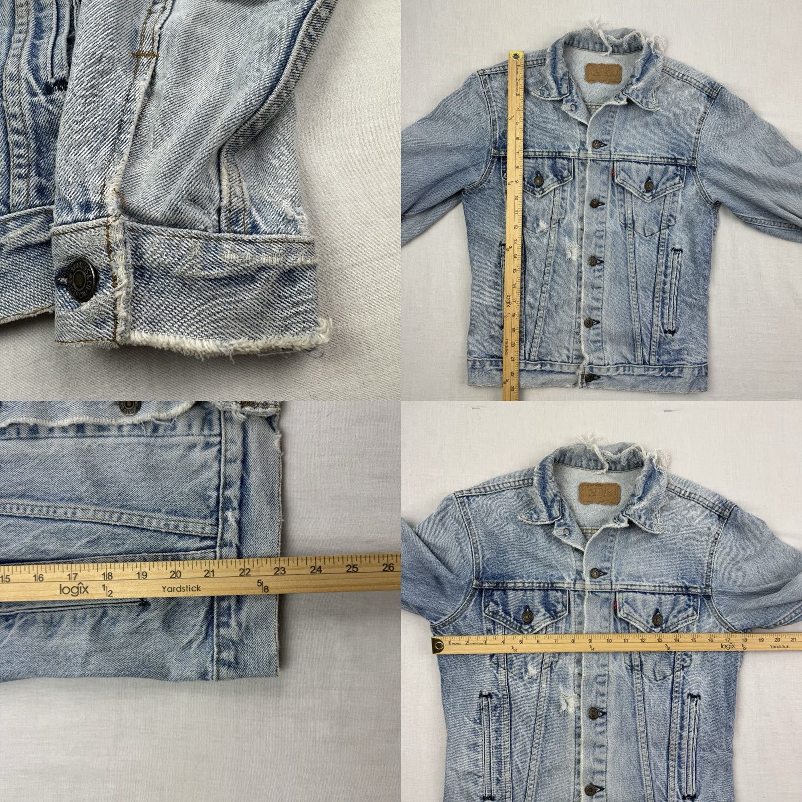 Levi's VINTAGE Levi's Denim Jacket Men S Blue 80s 90s USA Made In USA Regular Size S Cotton Denim Jacket Casual Pockets Collared Vintage Yes Size US S / EU 44-46 / 1 - 8 Thumbnail