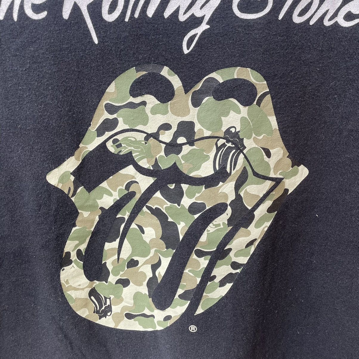 Band Tees × The Rolling Stones × Vintage 🔥2018 The Rolling Stones OG Logo Camo Promo Tee Size US XS / EU 42 / 0 - 5 Thumbnail