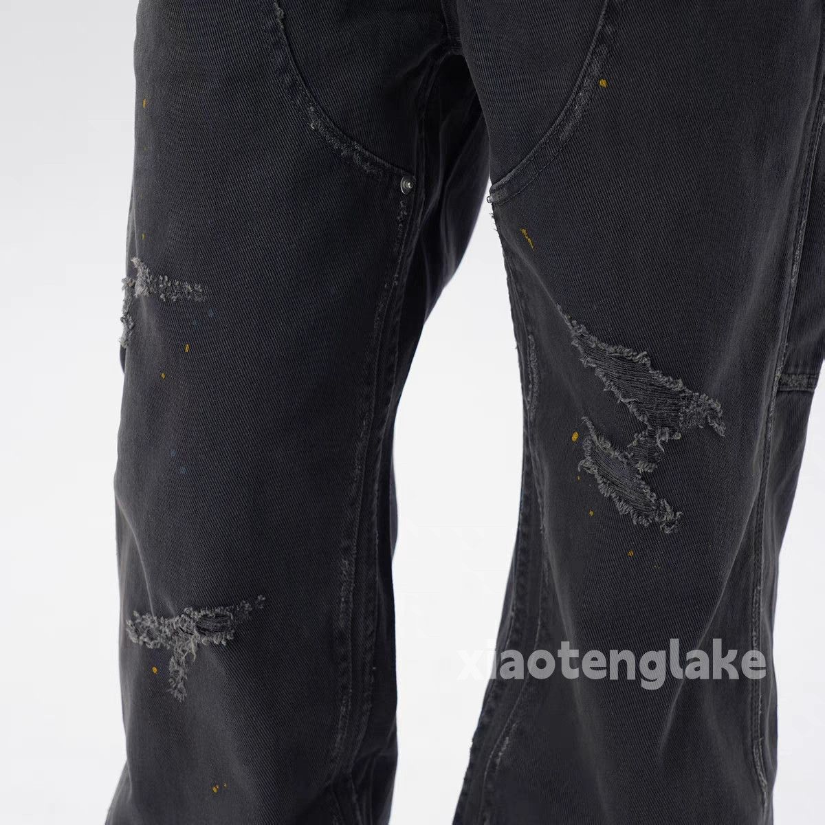 Vintage zx Balenciaga undercover style cargo ripped faded pants Size US 34 / EU 50 - 9 Thumbnail