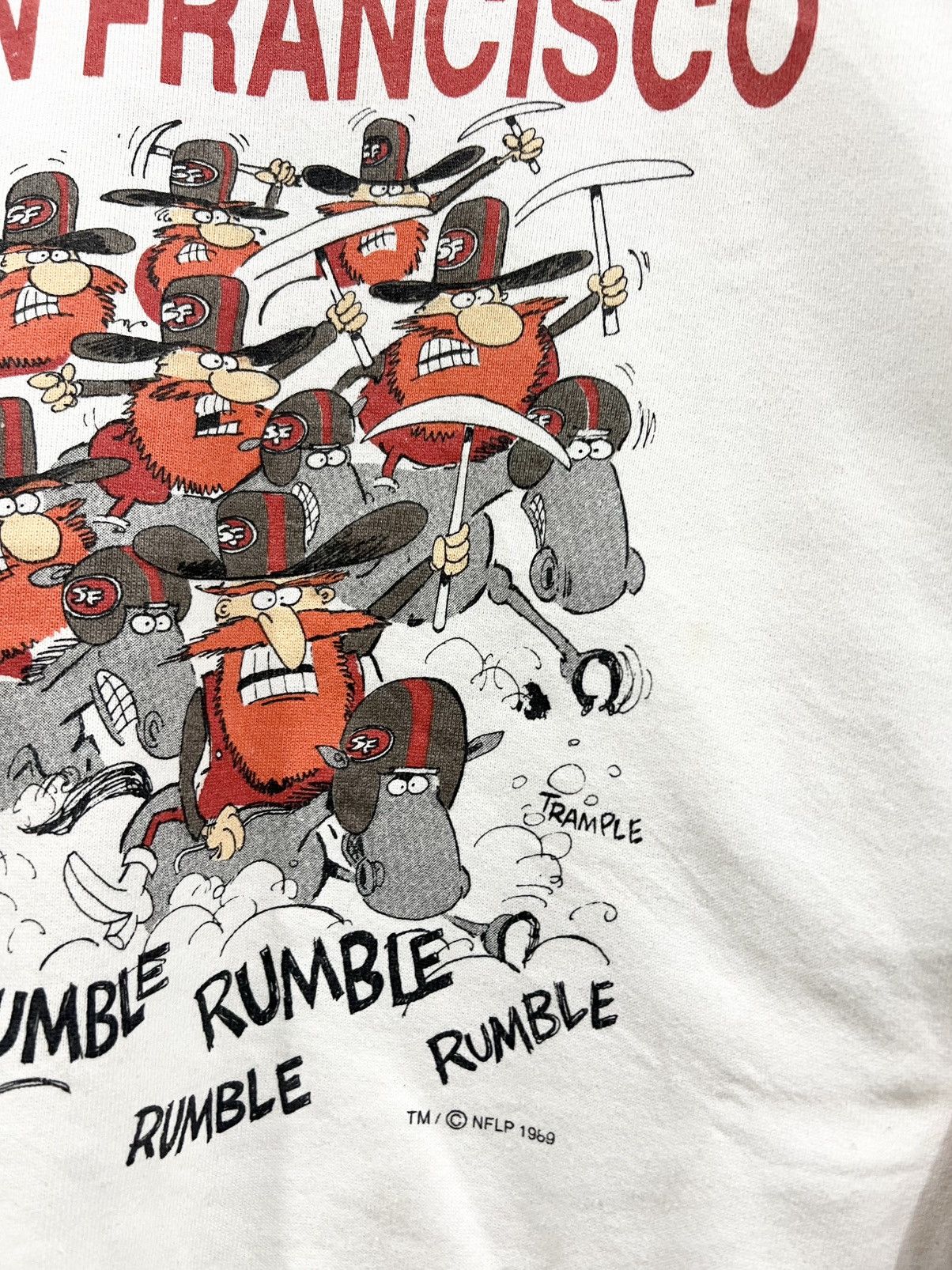 Vintage Vintage San Francisco 49ers Cartoon Crewneck Sweatshirt Size US L / EU 52-54 / 3 - 5 Thumbnail