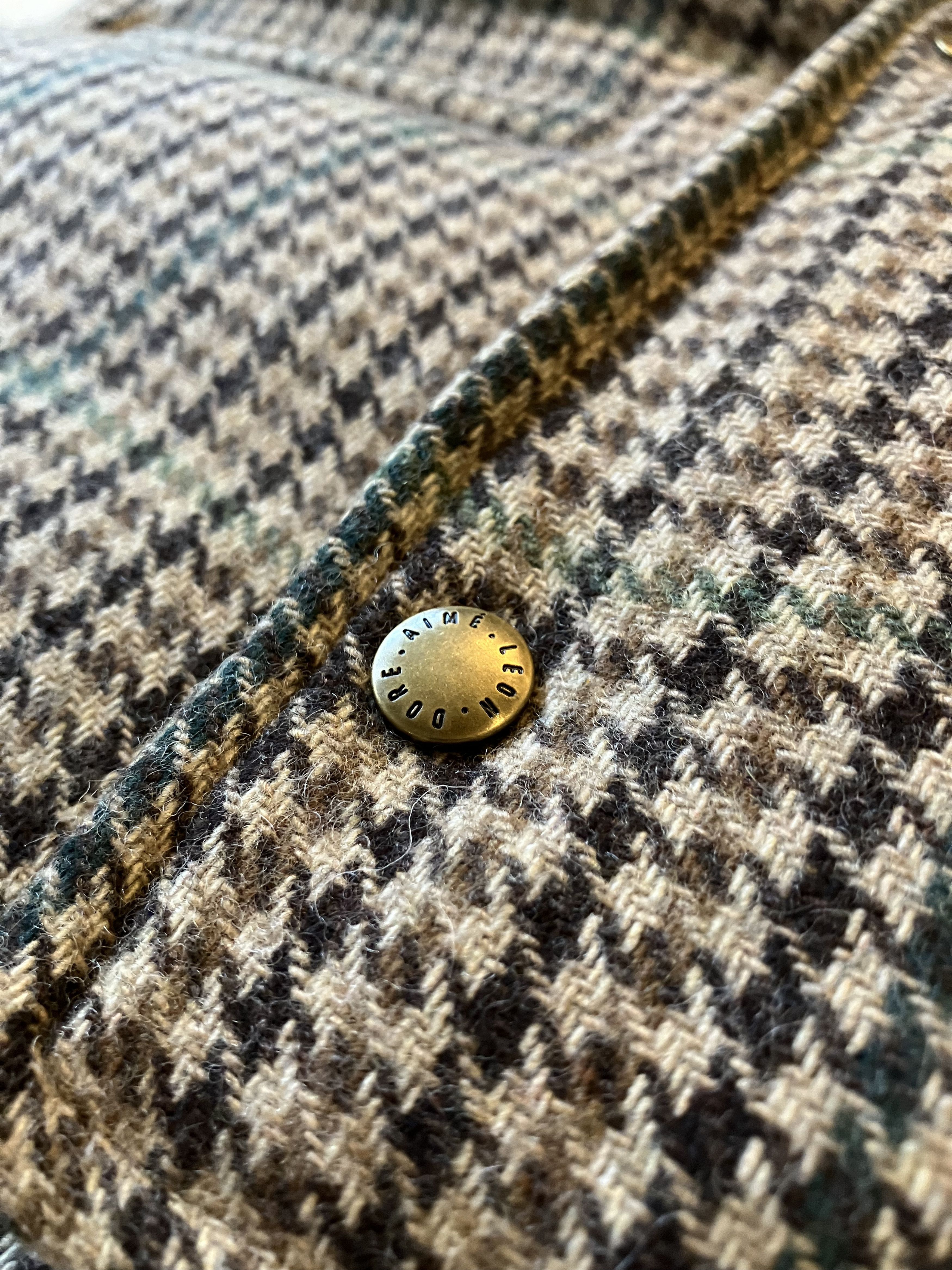 Aime Leon Dore Aime Leon Dore Filled Heritage Vest ALD Houndstooth Size US S / EU 44-46 / 1 - 6 Thumbnail