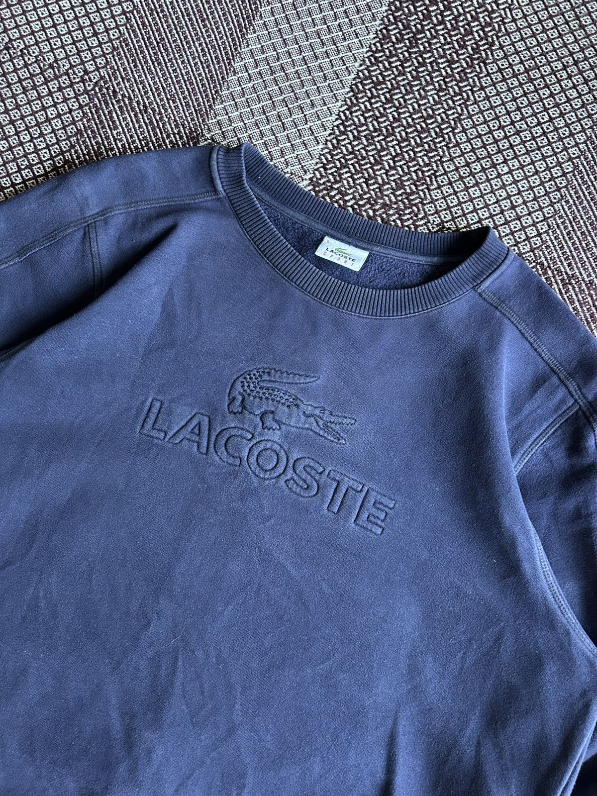 Lacoste × Vintage Vintage Lacoste Sport Big Logo Embroidered Sweatshirt SZ L/5 Size US L / EU 52-54 / 3 - 4 Thumbnail