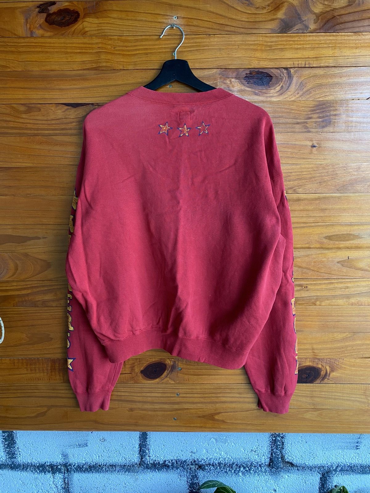 Hollywood Ranch Market “HRM Stars” Sweatshirt – Burgundy Red