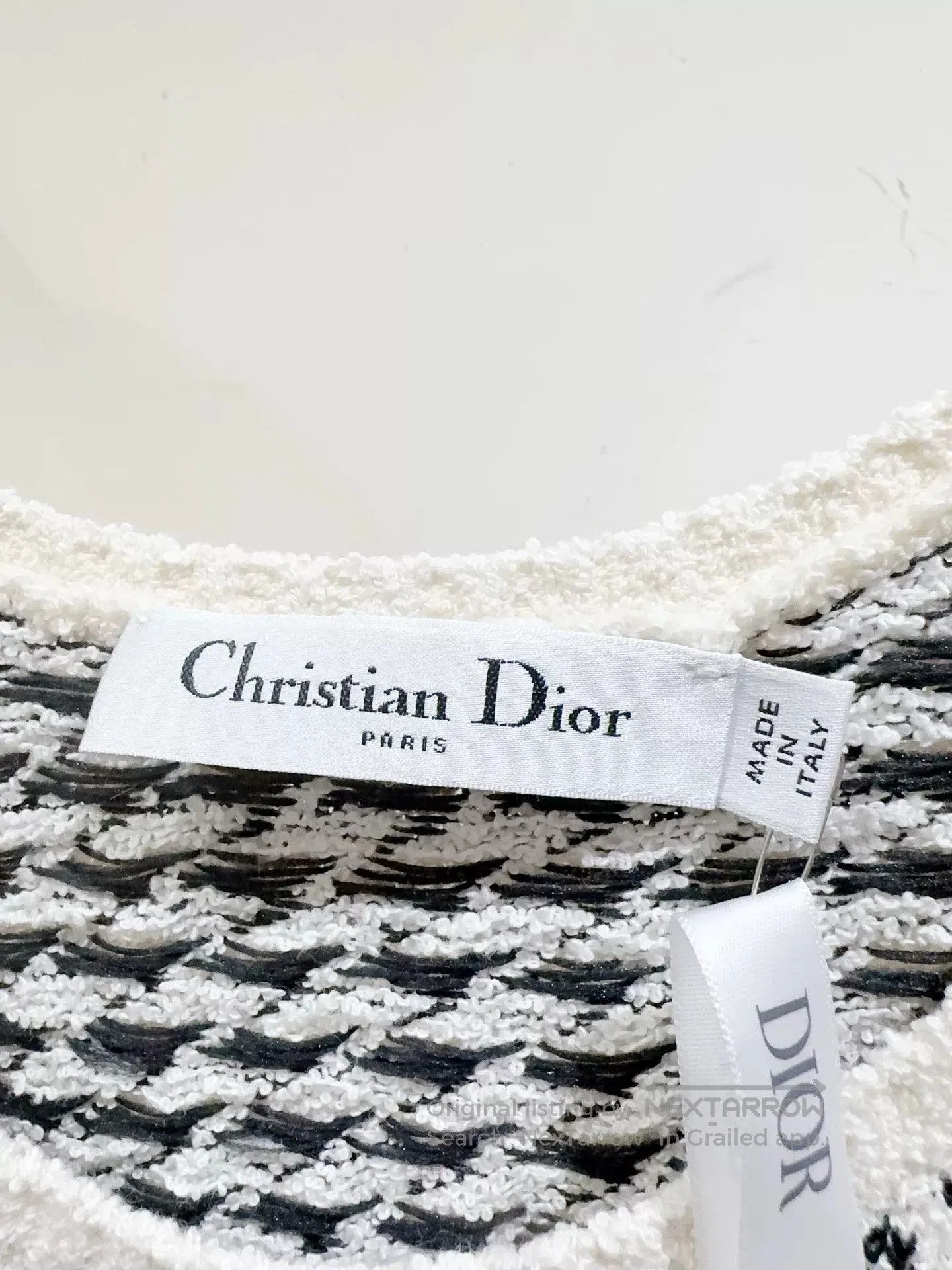 Dior Dior Spring/Summer 24 Houndstooth Vest. Size XS / US 0-2 / IT 36-38 - 2 Thumbnail
