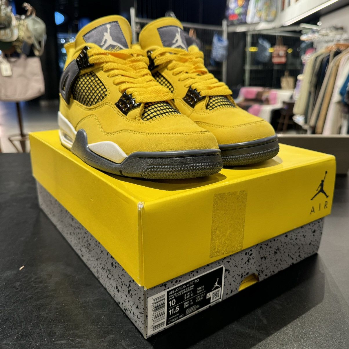 Jordan Brand Jordan 4 Retro Yellow Lightning Size US 10 / EU 43 - 4 Thumbnail