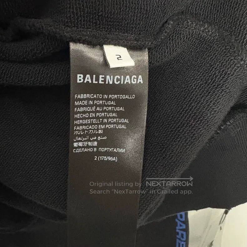 Balenciaga Balenciaga Shirt sweatshirt hybrid zip-up surf print faux Size US M / EU 48-50 / 2 - 4 Thumbnail