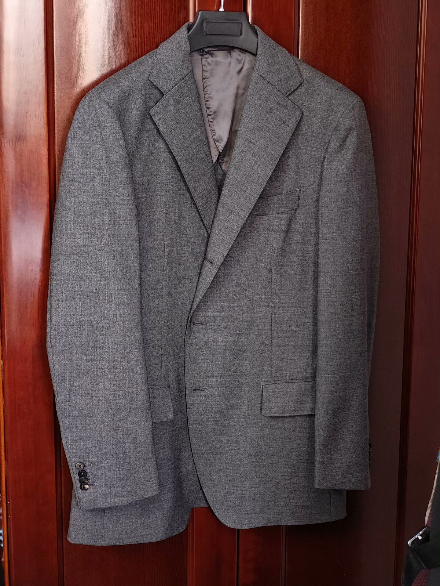 Japanese Brand Italian VBC Wool Blazer Supersonic Grey Size US M / EU 48-50 / 2 - 1 Thumbnail