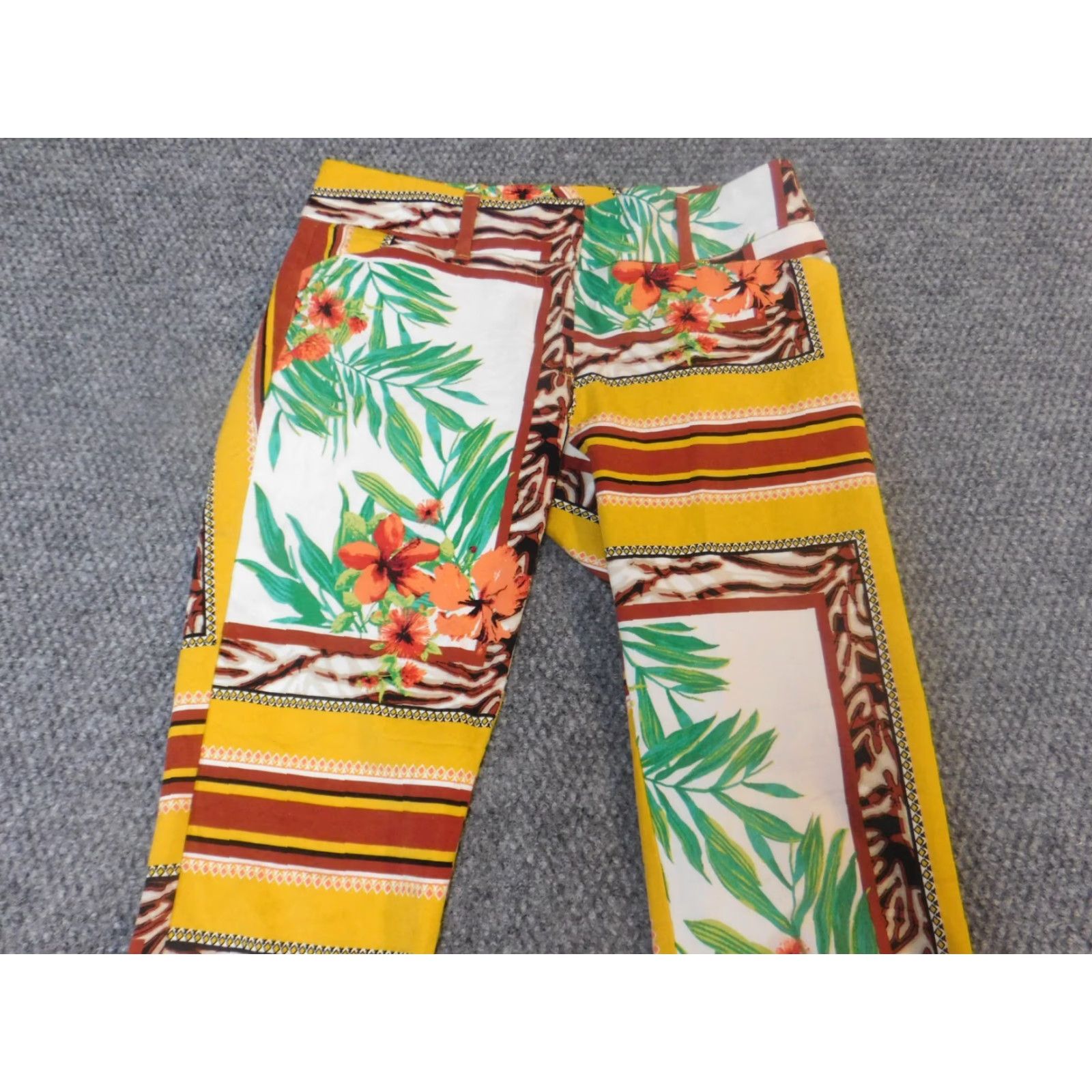 Vintage New York and Company Womens Pants 2 Floral design studio 7th avenue Shirt? Size 26" / US 2 / IT 38 - 6 Thumbnail