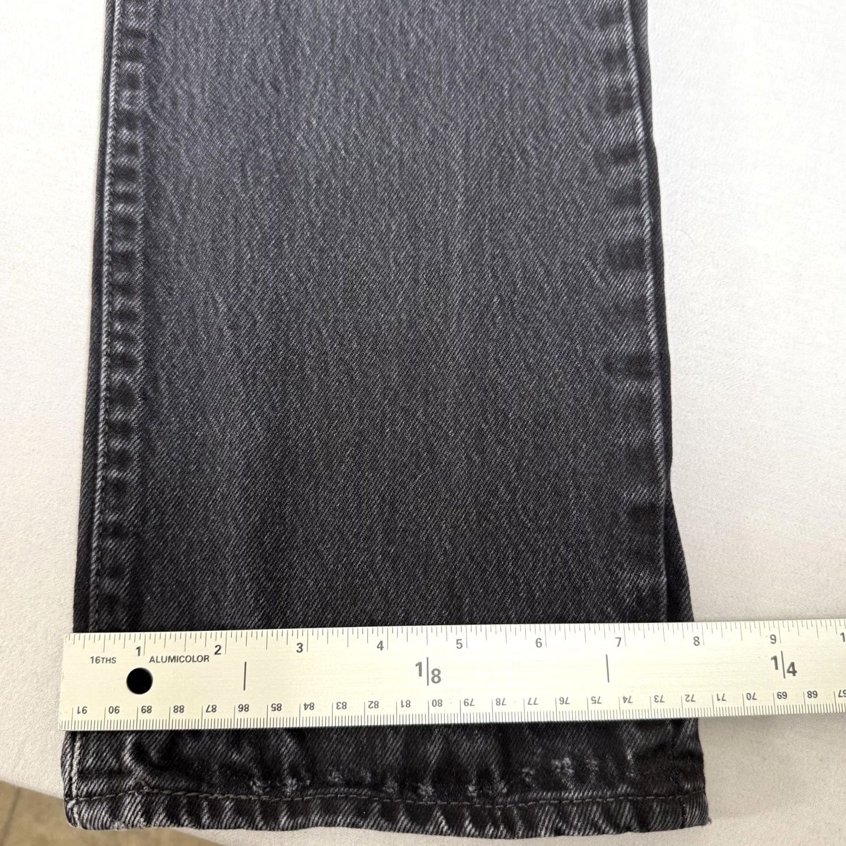 Levi's Levi's Jeans Mens 32x30 Black 501 Straight Fit Distressed Denim Pants Western Y2K Size US 32 / EU 48 - 6 Thumbnail