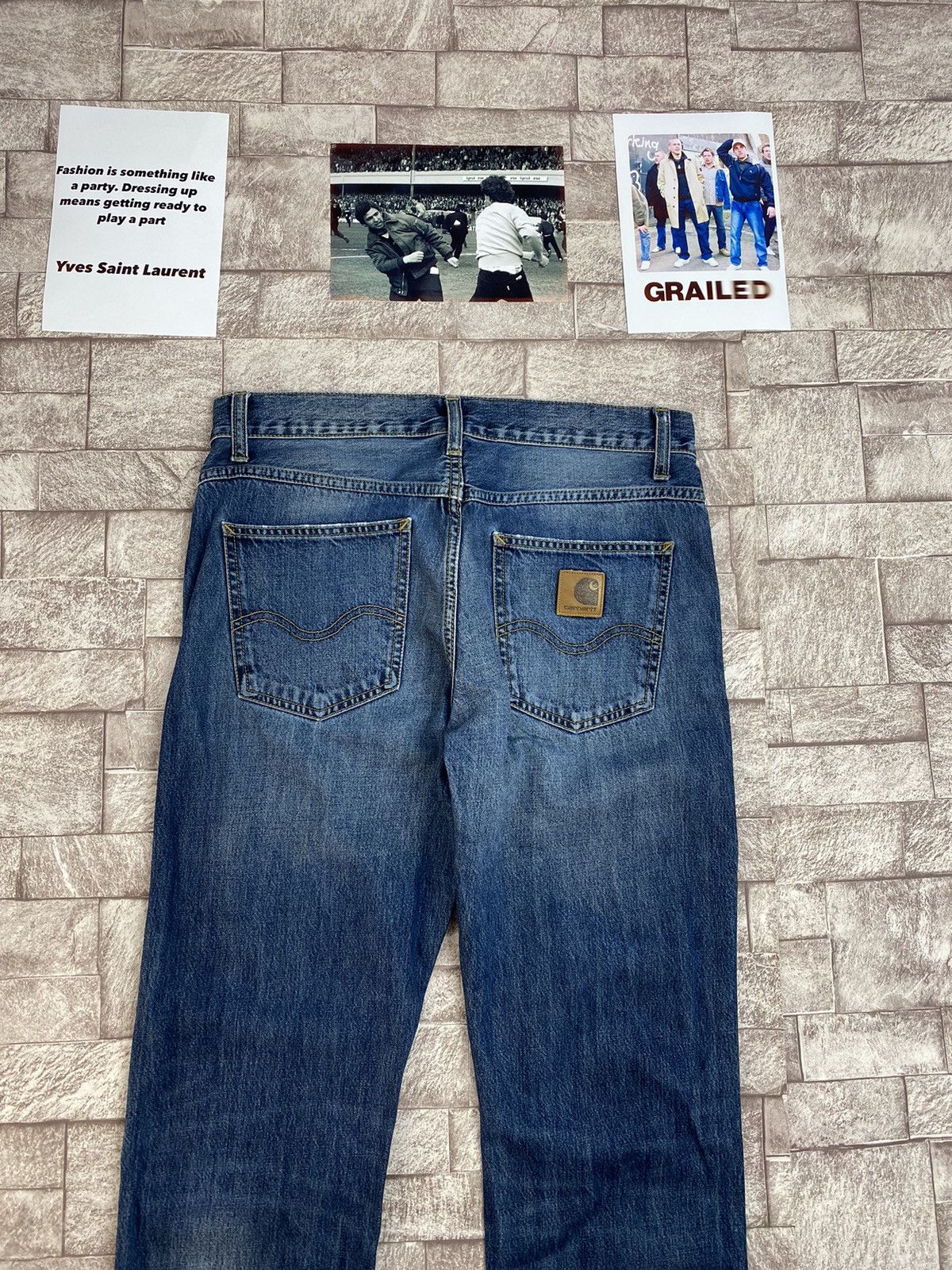 Carhartt Wip × Japanese Brand Vintage Carhartt by Y2K style Jeans Pants Size US 32 / EU 48 - 9 Thumbnail
