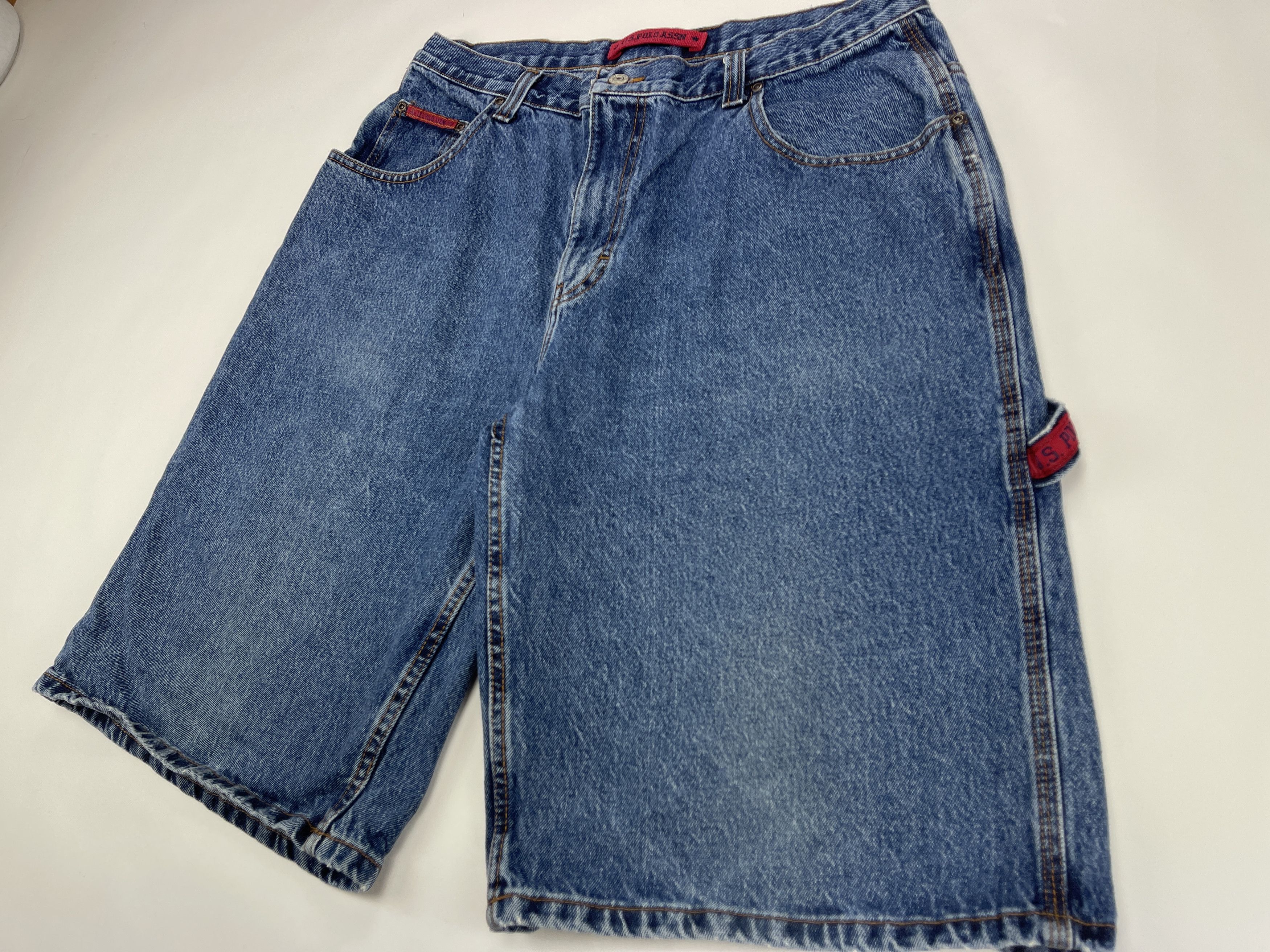 U.S. Polo Assn. U.S. Polo Assn jeans shorts USPA vintage baggy skater 90s 38 Size US 38 / EU 54 - 8 Thumbnail